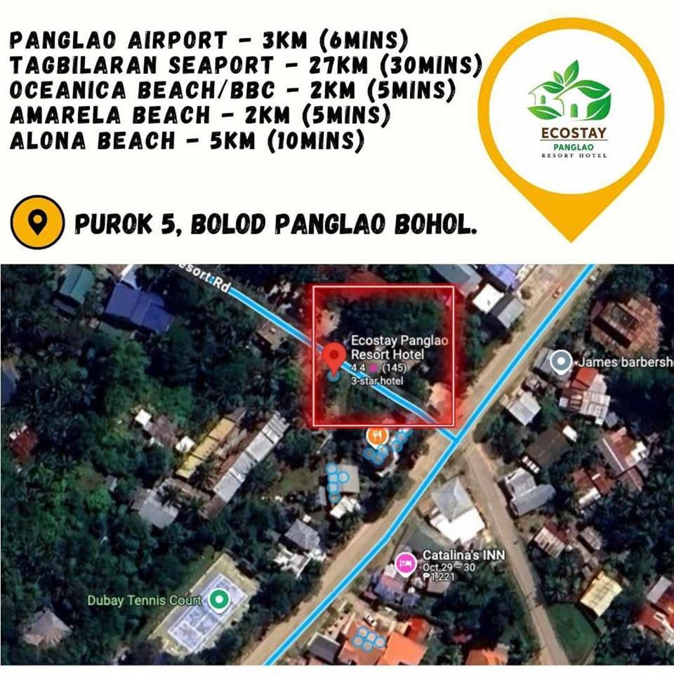 Ecostay Panglao Resort Hotel Esterno foto